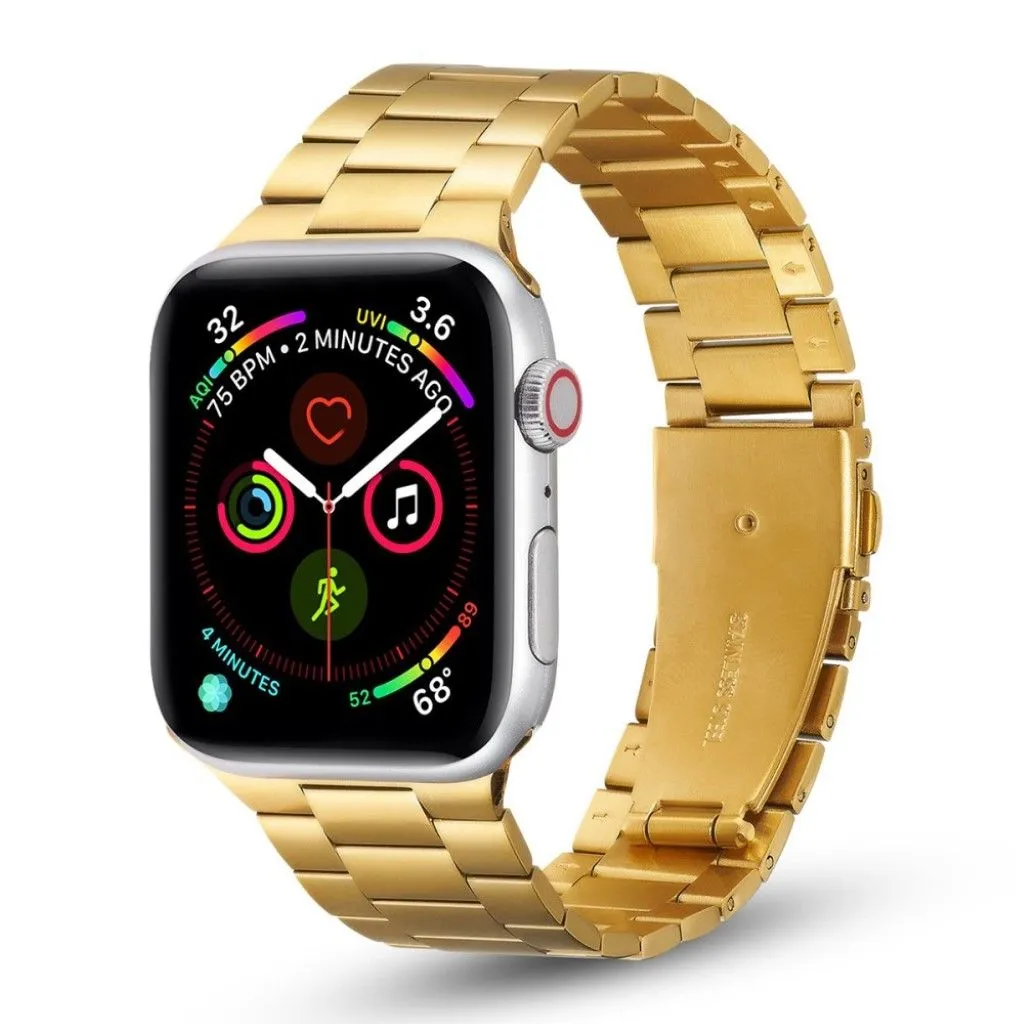 Apple Watch 40mm ultra thin stainless steel watch strap - Gold