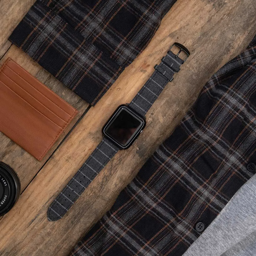Apple Watch MID GREY NARROW CHALK STRIPE