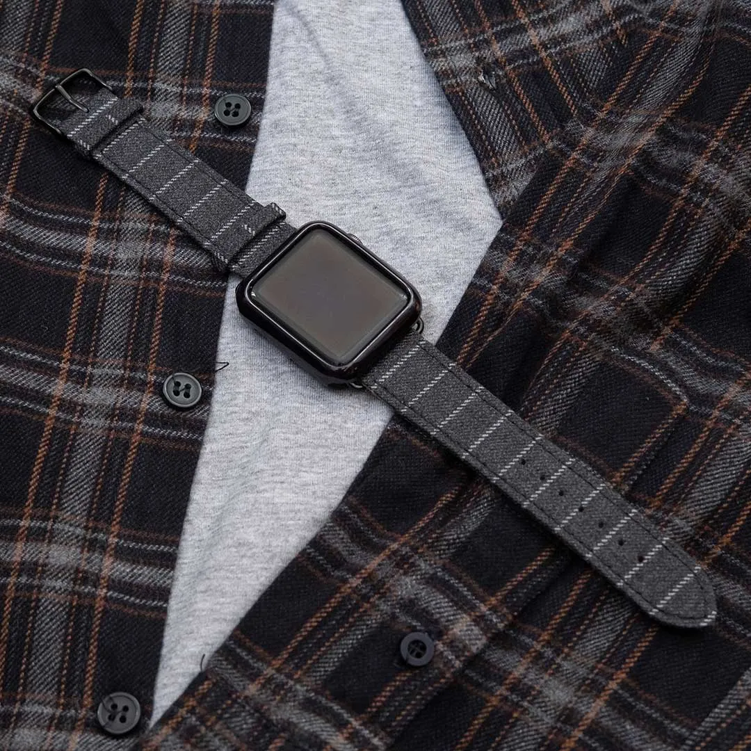 Apple Watch MID GREY NARROW CHALK STRIPE