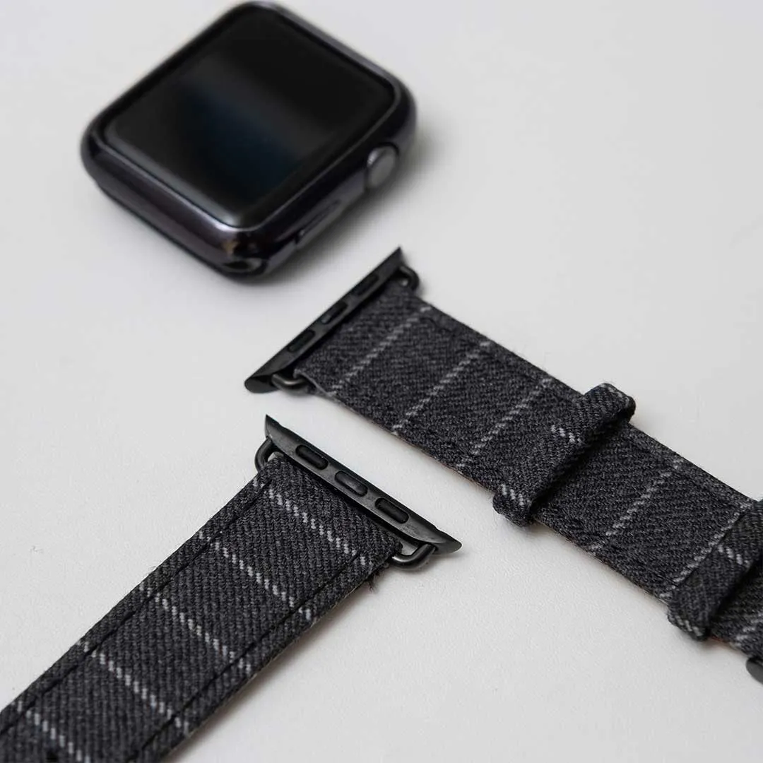 Apple Watch MID GREY NARROW CHALK STRIPE
