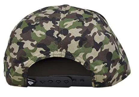 Diamond  OG Logo Script Camo Snapback Hat
