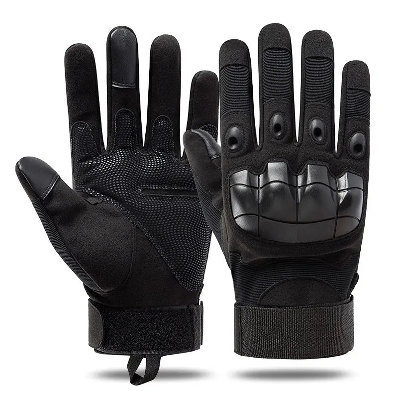 Full Finger Tactical Gloves Hard Shell Microfiber Leather Off-Road Riding MTB Motorcycle Gloves Bike Moto Accessories