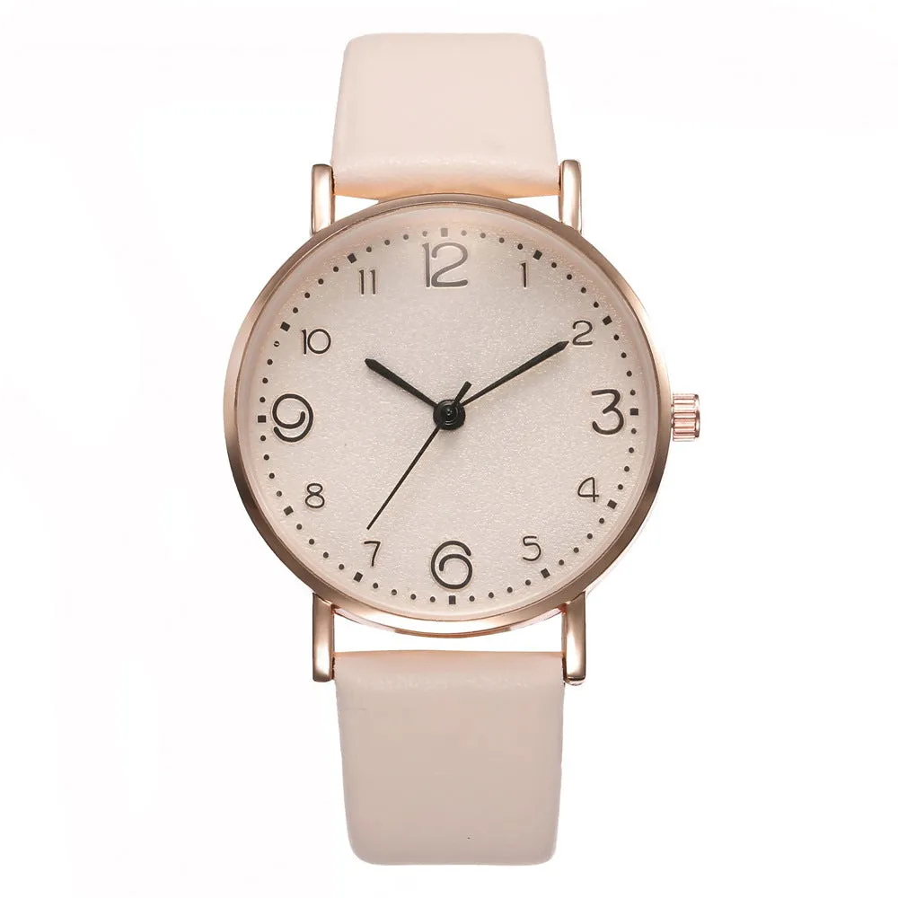 New Simple Belt Watch Women's Casual Student Quartz Women's Watch