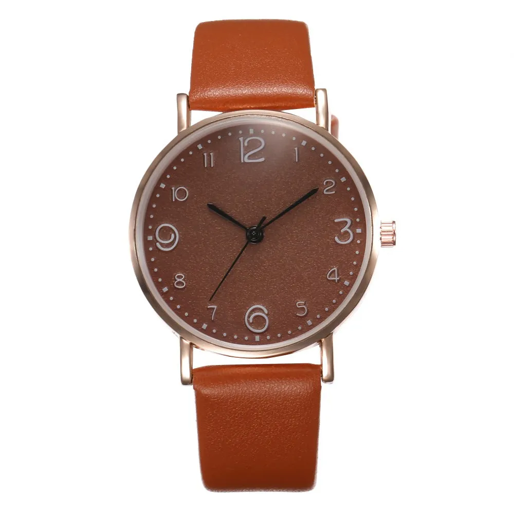 New Simple Belt Watch Women's Casual Student Quartz Women's Watch