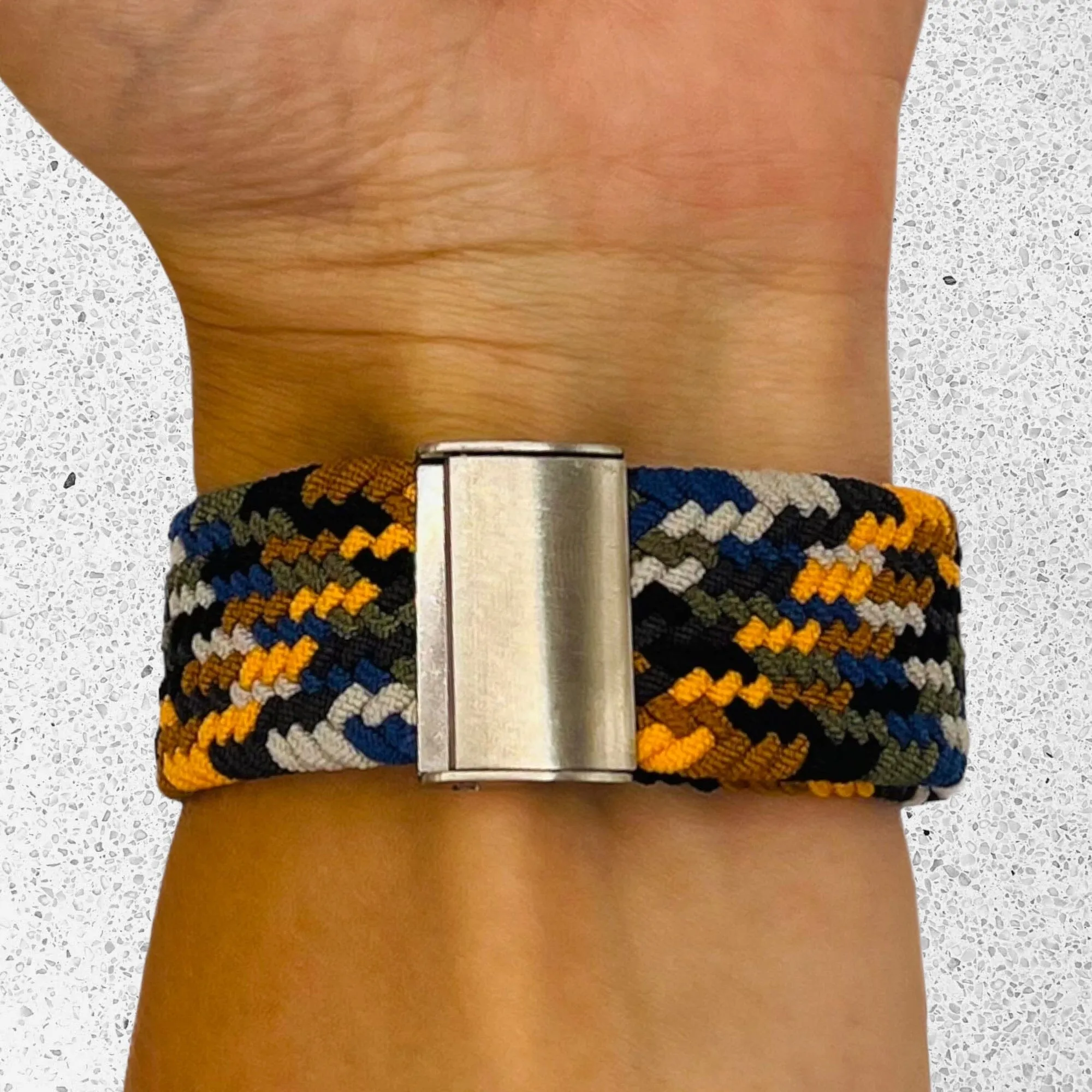 Nylon Braided Loop Watch Straps Compatible with the MVMT Chrono 40mm, Element & Powerlane