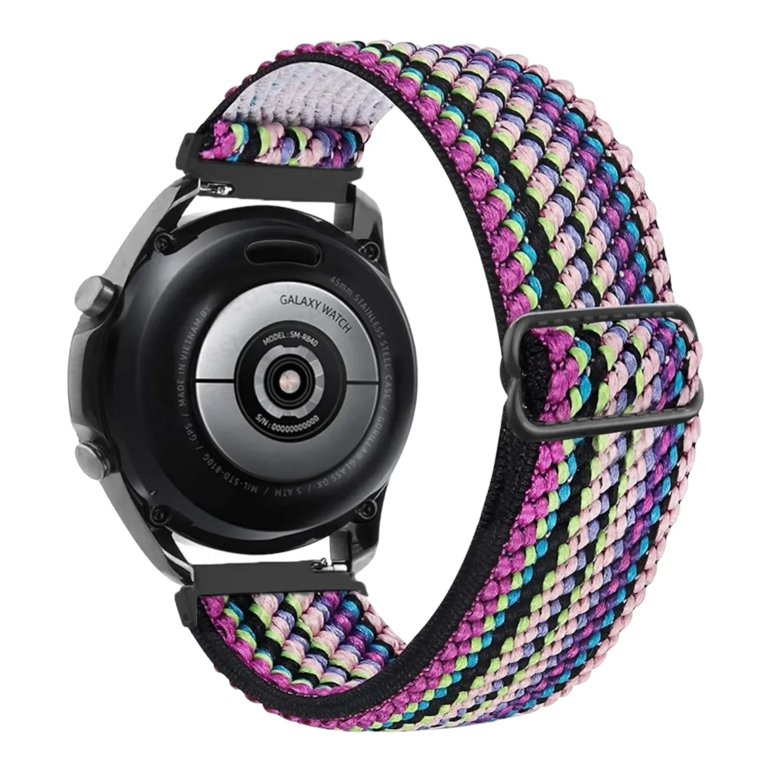 Olympic 22mm Range Braided Loop Flex Watch Straps
