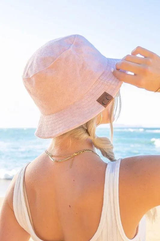 Terry Cloth Bucket Hat in 10 Colors