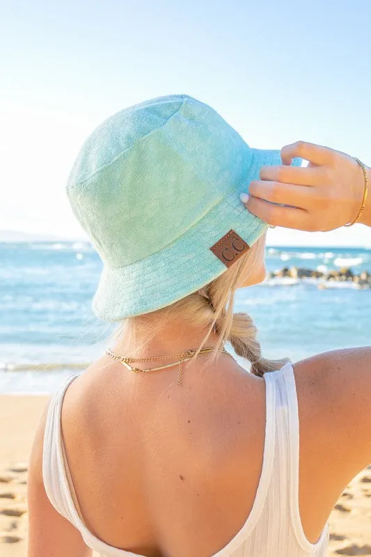 Terry Cloth Bucket Hat in 10 Colors
