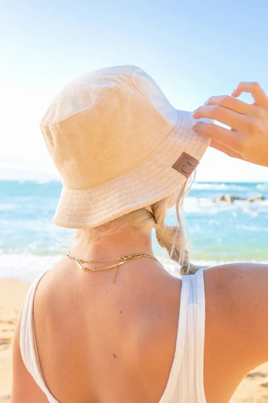 Terry Cloth Bucket Hat in 10 Colors