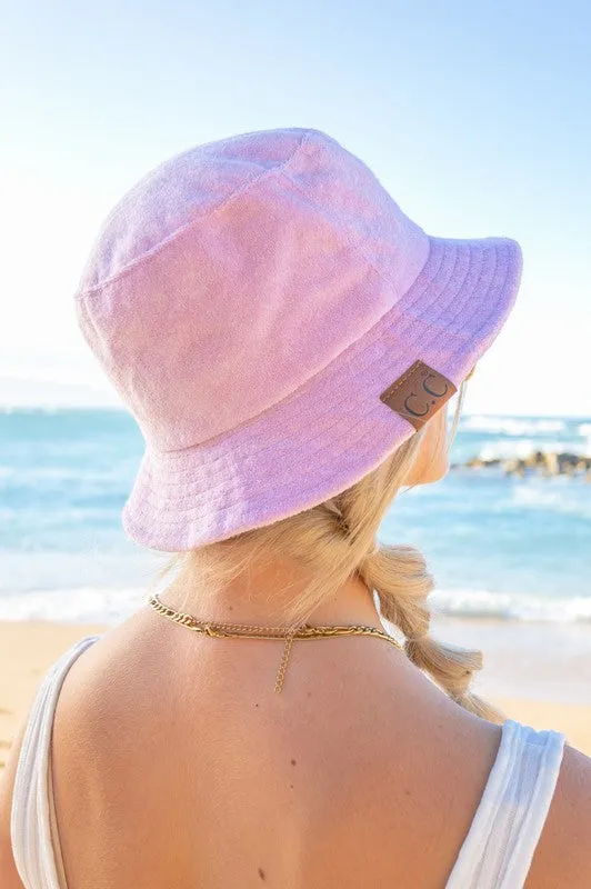 Terry Cloth Bucket Hat in 10 Colors